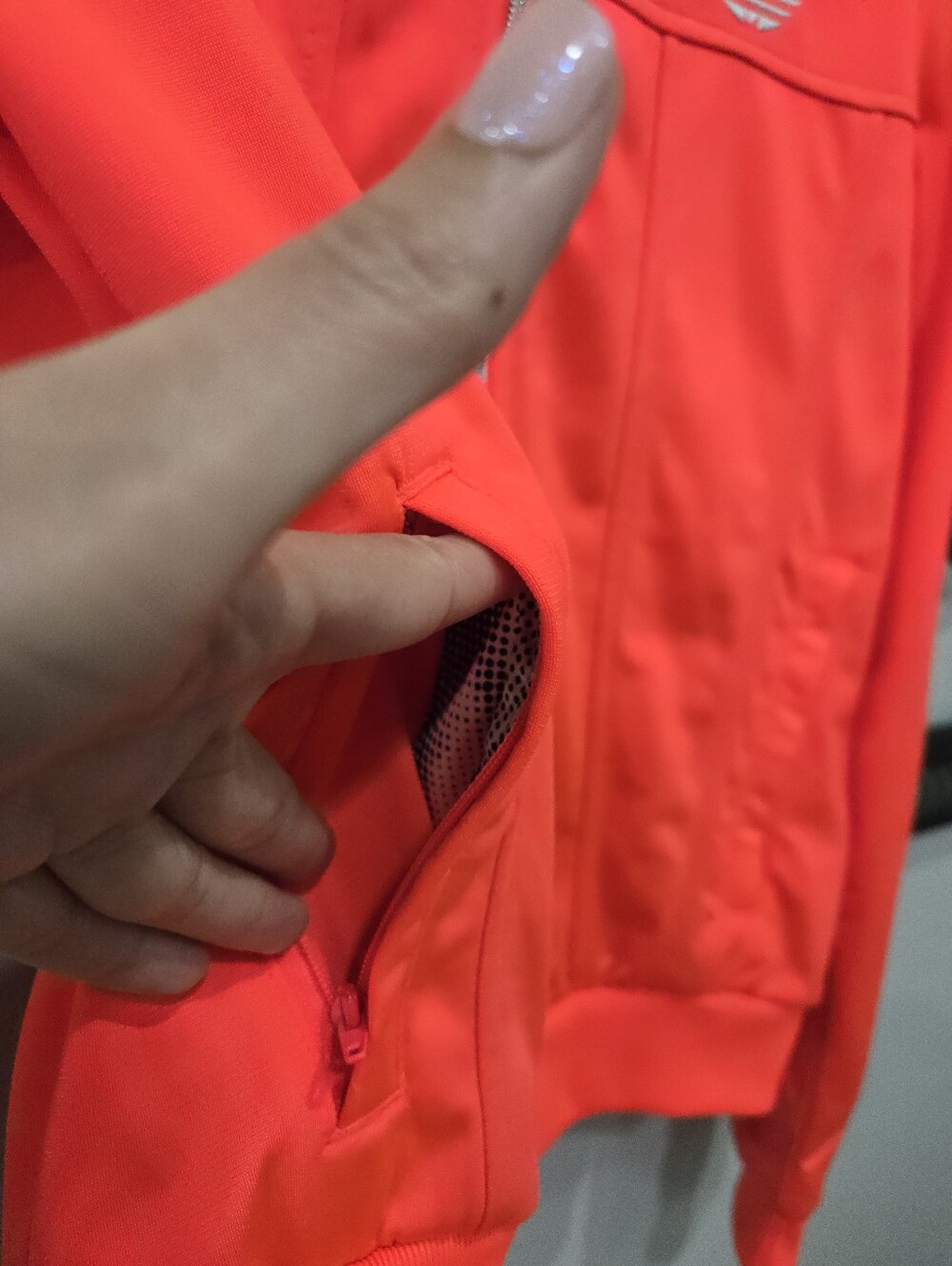 LIMITED EDITION!!! Fluorescent Orange Trefoil Adidas Jacket - Picture 8 of 11